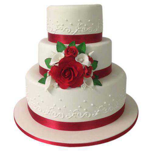 Yummy 3 Tier Wedding Cake