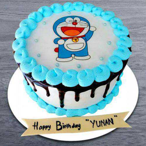 Elegant Doremon Special Photo Cake for Kids