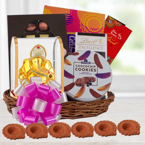 Remarkable Diwali Chocolate n Cookies Gift Hamper
