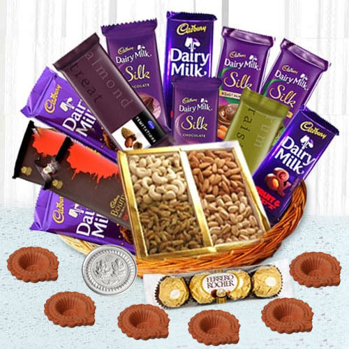 Marvelous Chocolates N Dry Fruits Diwali Gift Hamper