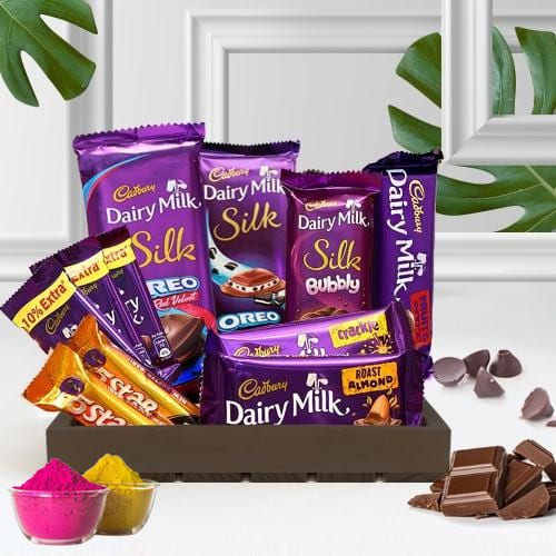 Blissful Chocos Gift Basket for Holi