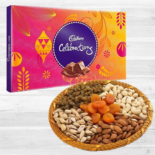 Zesty Combo of Cadbury Celebrations with Dry Fruits