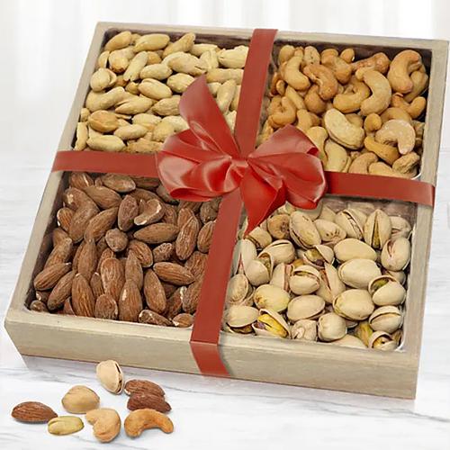 Salted Nuts Tray for Xmas Gift