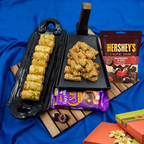 Delicious Baklava N Chocolates Gift Combo