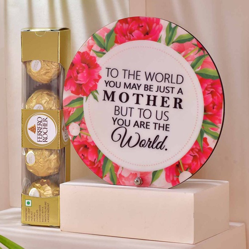 Beautiful Mom Acrylic Momento N Rocher Combo