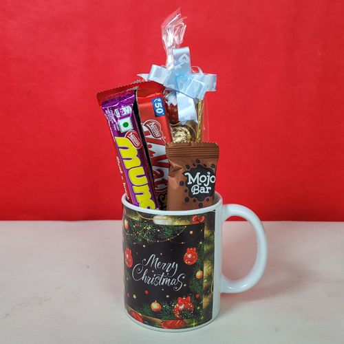 Chocolate Cheer  Festive Mug N Chocolaty Treats