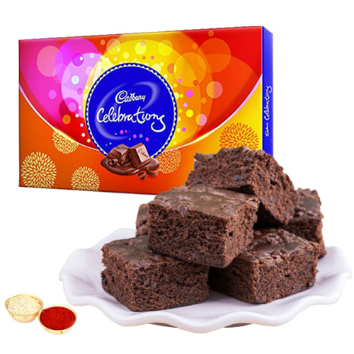 Marvelous Cadbury celebrations N Brownie Combo