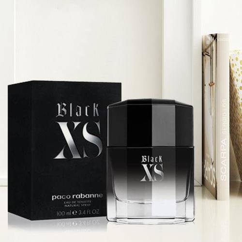 Exclusive Gift of Paco Rabanne Black XS Eau De Toilette for Men<br>