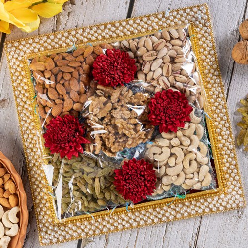 Crunchy Dry Fruits Assortment Tray