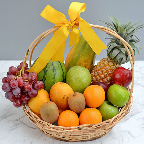 Immune Boosting Fresh Fruits Gift Basket for Mom