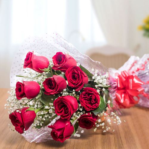 Ravishing Red Roses Bouquet