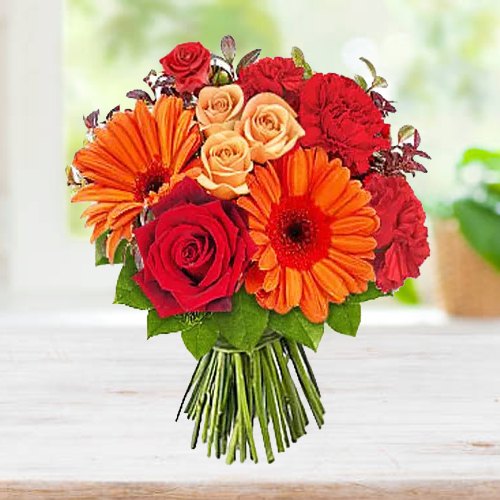 Amazing Assorted Flowers Bunch