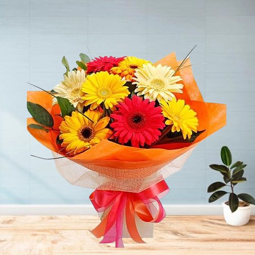 Exotic Bunch of Pink Gerberas