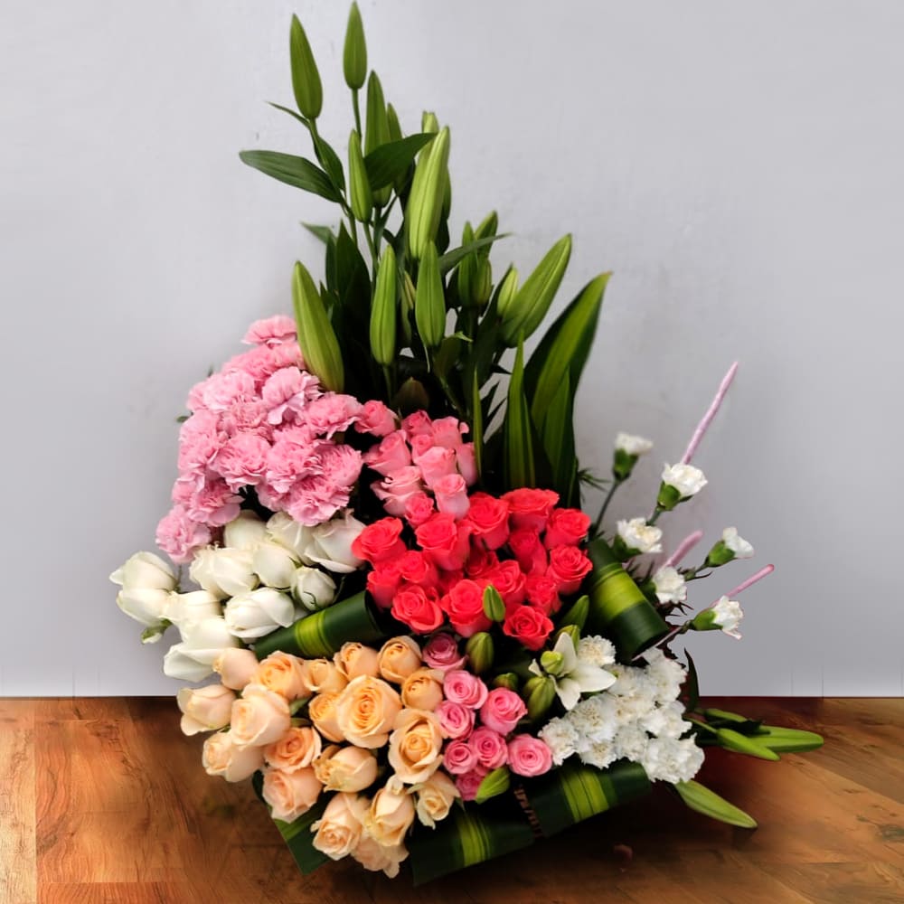 Wonderful Assorted Flowers Arrangement