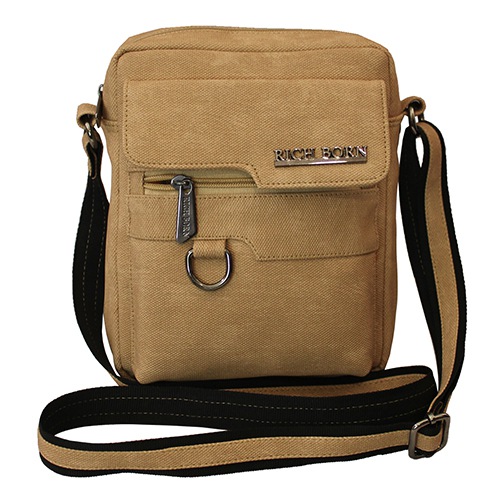 High Quality Gents Sling Bag in Beige