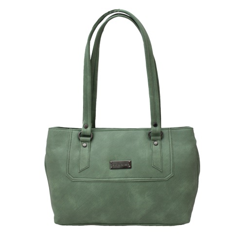 Appealing Green Colored Ladies Bag
