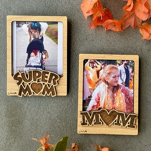 Double Delight  Personalized Super Mom Polaroid Set