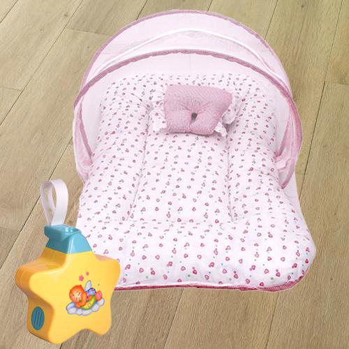 Baby Sleep Projector Baby Sleeping Bag N Mosquito Net Bed