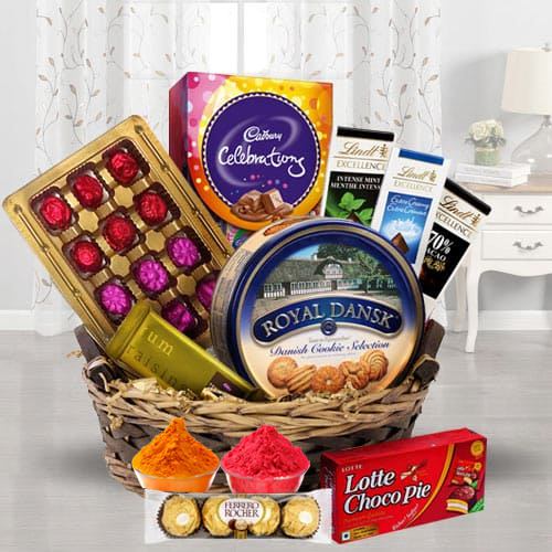 Festival Basket Full of Chocolates