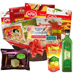 Exquisite North Indian Dinner Gift Basket