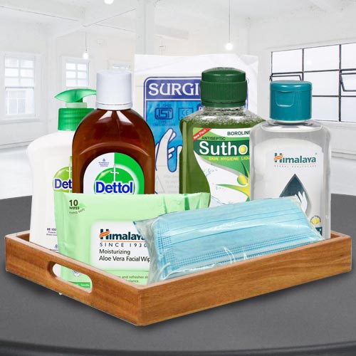 Remarkable Safety  N  Hygiene Gift Basket for All
