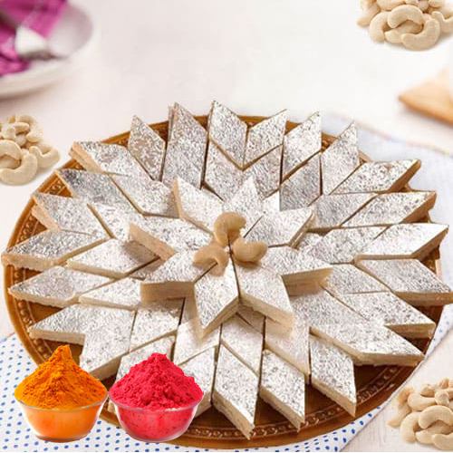 Lip smacking Kaju Katli from Haldiram