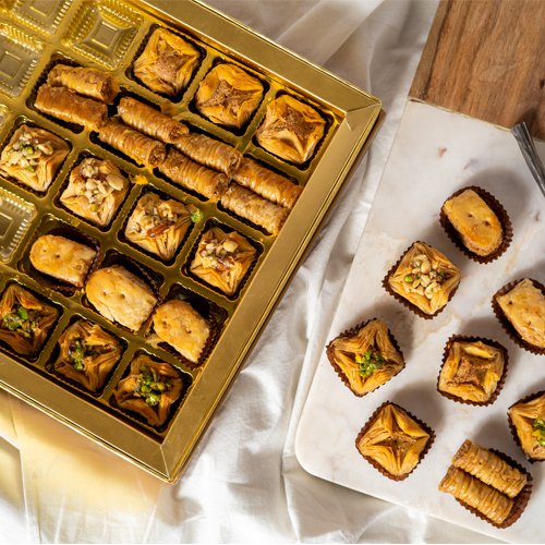 Freshly-Baked Assorted Turkish Baklava Box