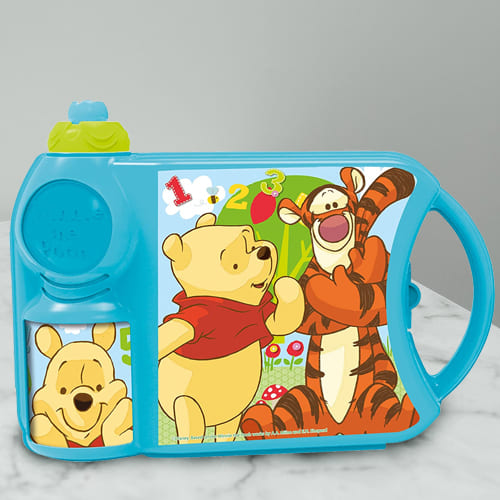Exclusive Disney Winnie the Pooh Canteen Set of Tiffin Box n Bottle