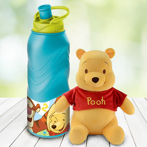 Amusing Disney Winnie The Pooh Tumbler N Teddy Combo