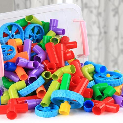 Exclusive Building Block Pipes Puzzle Set