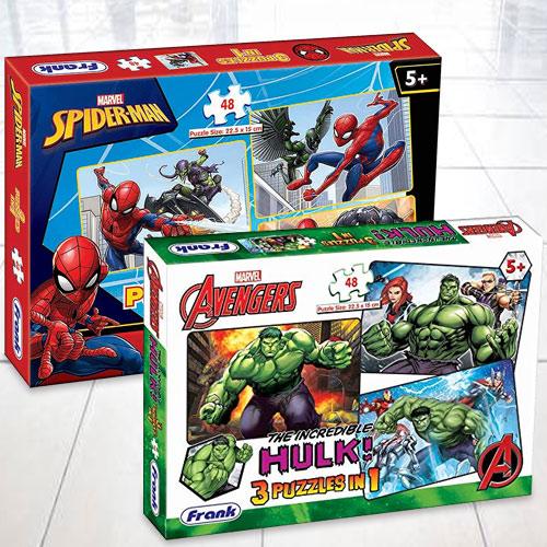 Marvelous Frank Marvel Avengers Puzzle Set