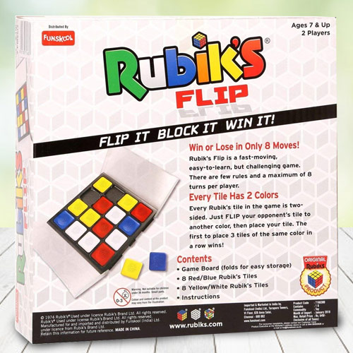 Exclusive Funskool Rubix Flip N Cube Pyramid Puzzle