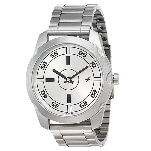 Charismatic Fastracks Silver Dial Mens Watch