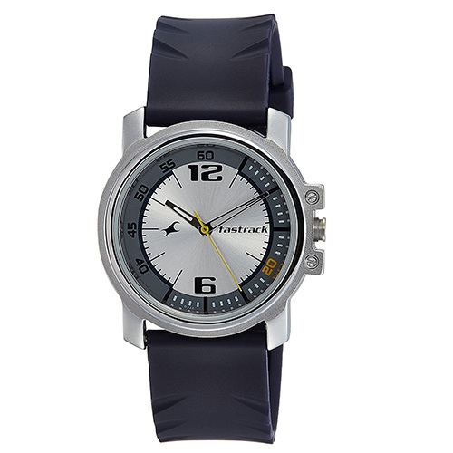 Fantastic Fastrack Analog Silver Dial Mens Watch