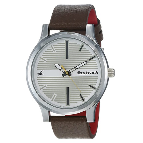 Smart Looking Fastrack Fundamentals Analog White Dial Mens Watch