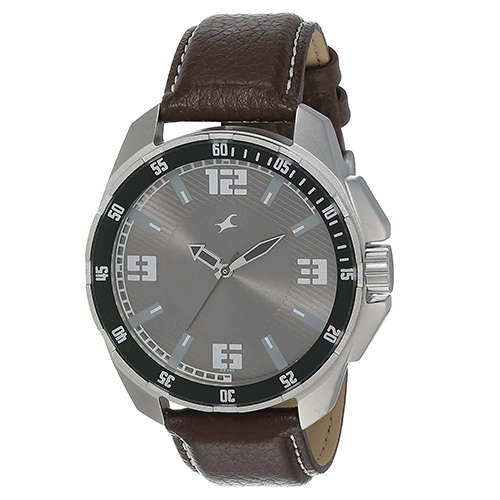 Attractive Fastrack Analog Grey Dial Mens Watch