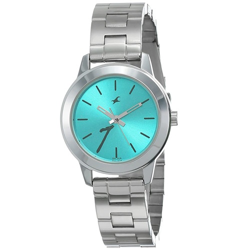 Elegant Fastrack Tropical Waters Analog Green Dial Womens Watch