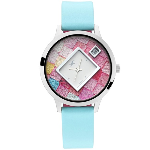 Wonderful Fastrack x Fit Out Blue Dial Ladies Analog Watch