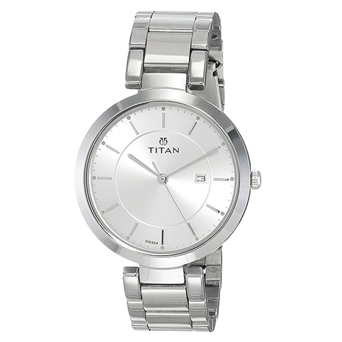Amazing Titan Workwear Womens Watch with Silver Dial